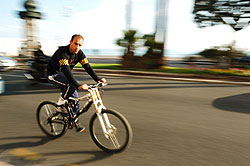 Sich in Nice mit dem Fahrrad fortbewegen