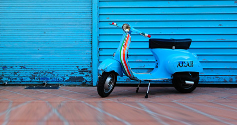 Illustration : En deux roues, Nice