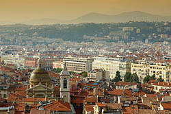 Vista panorámica desde el parque de la colina