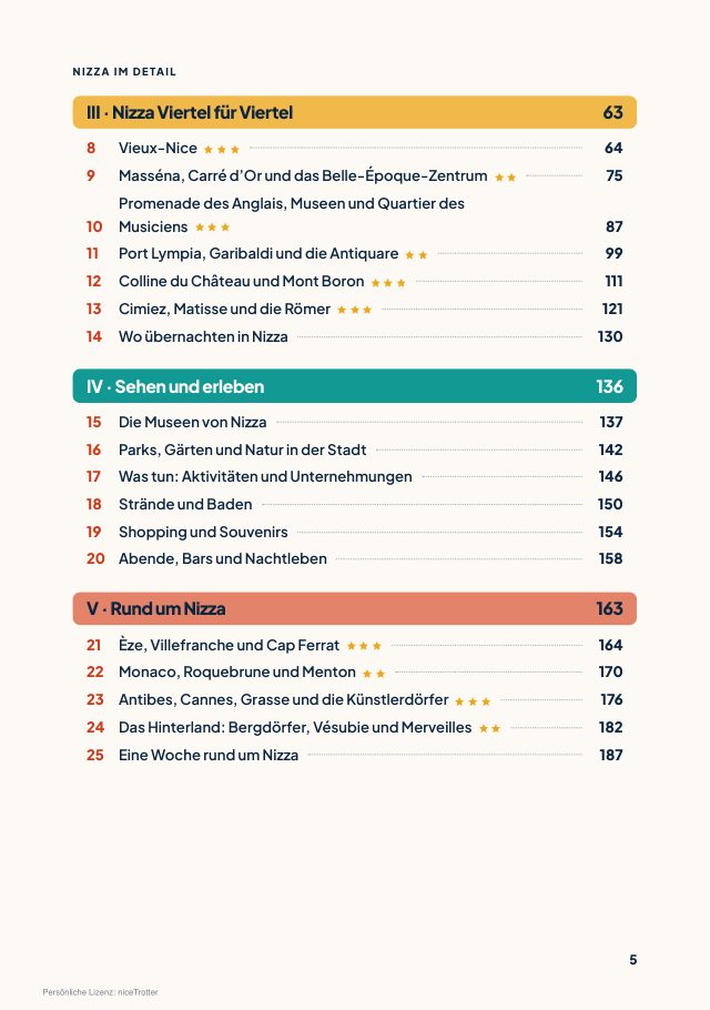 Ein Blick in den Guide 3
